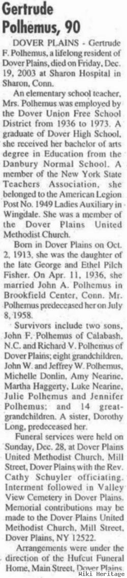 Gertrude Fisher Polhemus