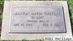 Marion David Calvert