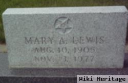 Mary A Lewis