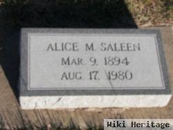 Alice M Saleen