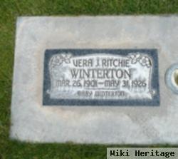 Vera Josephine Ritchie Winterton