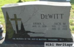 Jack M Dewitt