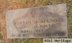 Warren J Atkins