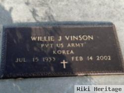 Willie J Vinson