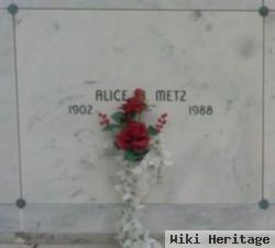 Alice M Metz