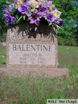 Mattie B. Carpenter Balentine