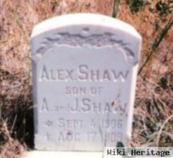 Alexander "alex" Shaw, Jr