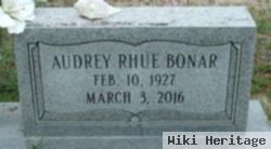 Audrey Marie Rhue Bonar