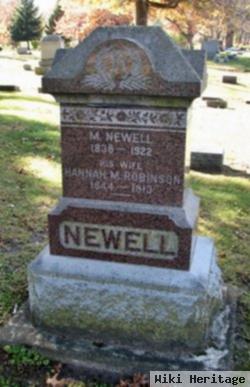 Hannah M Robinson Newell