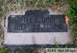 Myrtle E Quinter