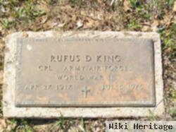 Corp Rufus D King