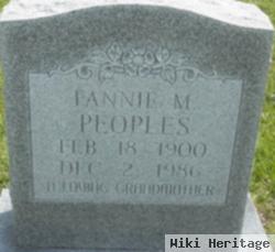 Fannie M. Peoples