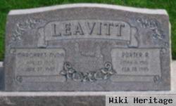 Porter R Leavitt