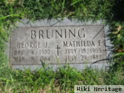 George J Bruning