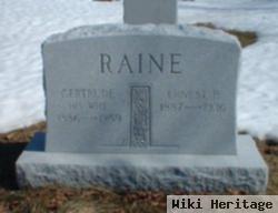 Ernest P Raine