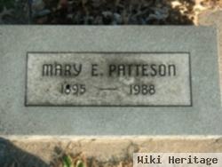 Mary E Patteson