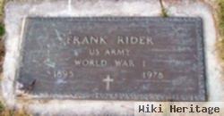 Frank Rider