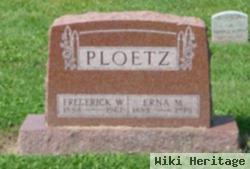 Frederick W Ploetz