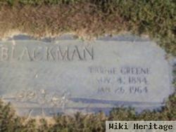 Earnest Greene "earnie" Blackman