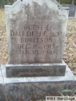 Rubye E. Burleson