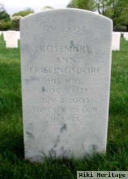 Rosemary Ann Frielingsdorf