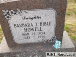 Barbara Bible Howell