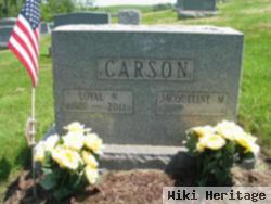 Loyal Nelson "blackie" Carson