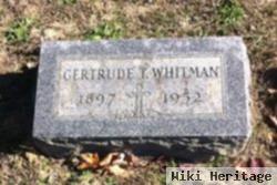 Gertrude T Whitman