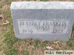 Beverly Franklin Henry