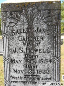 Sallie Jane Gardner Howell