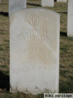 John H Cambron