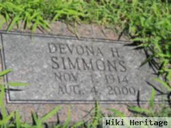 Devona H Simmons