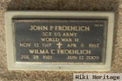 John P Froehlich