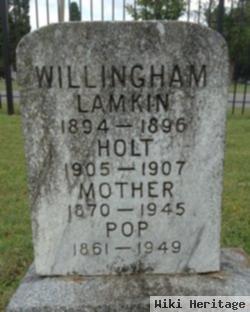 Mrs J. E. "mother" Willingham