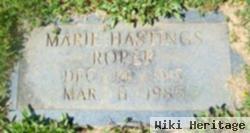 Marie Hastings Roper