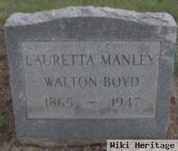 Lauretta Manley Walton Boyd