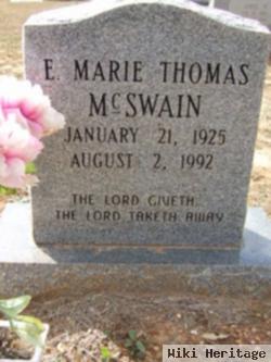 E. Marie Thomas Mcswain