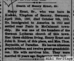 Henry Ernst, Sr