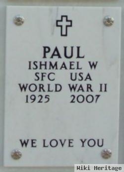 Ishmael W Paul