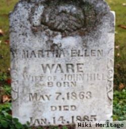 Martha Ellen Ware Hill