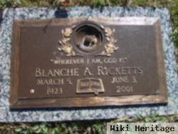 Blanche A Ricketts