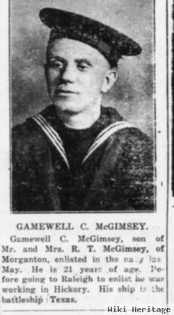 Gamewell Charles Mcgimsey