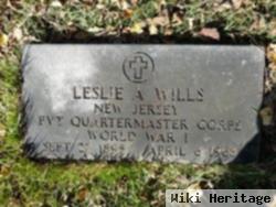 Pvt Leslie A Wills