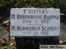 Sr M Bernardine Rumple