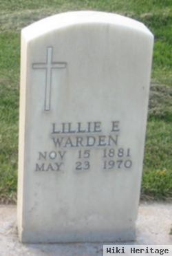 Lillie E Warden