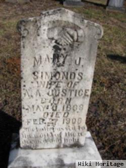 Mary J. Simonds Justice