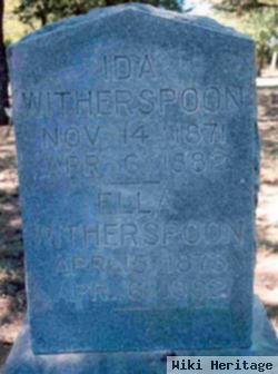 Elmira L. "ella" Witherspoon