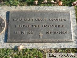 Margaret "peg" Groff Coulson