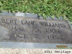 Bert Lane Williams