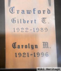 Gilbert T Crawford